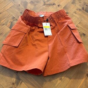 NWT Nike Women’s Small Woven High Rise Essential Shorts - Burnt Sunrise